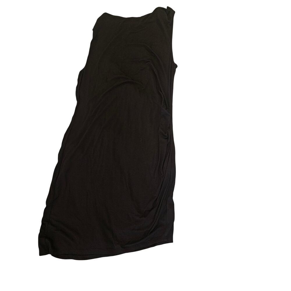 C&C California Womens Sleeveless Black Midi Dress Size Small NWT Stretch Casual